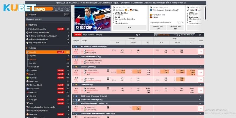 Những tựa game hấp dẫn nên khám phá tại thể thao Kubet